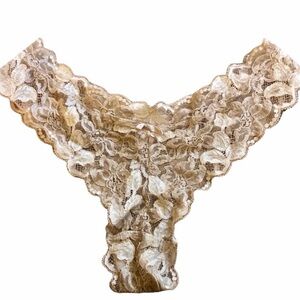 Y2K Collette Dinnigan Lace Tanga/French Knicker Panty, Medium, NWOT